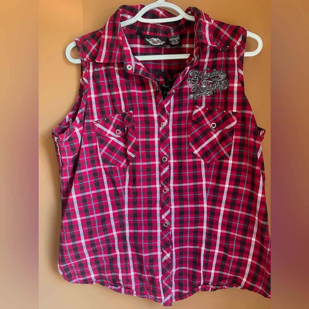 Harley Davidson Womans top XL
